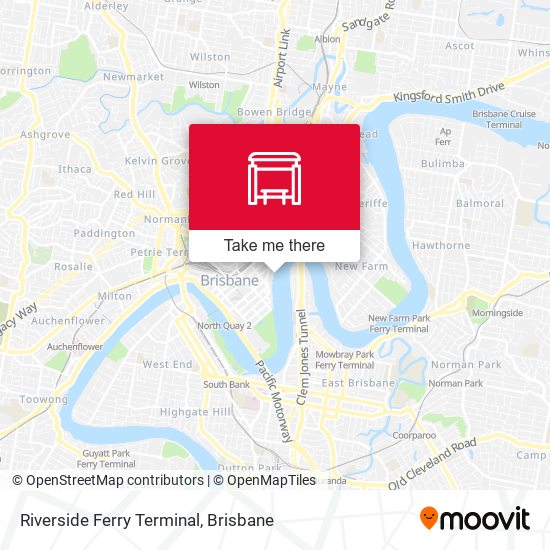 Riverside Ferry Terminal map