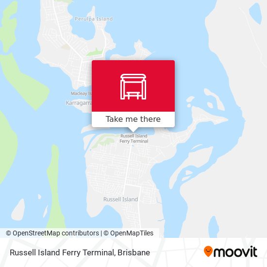 Russell Island Ferry Terminal map