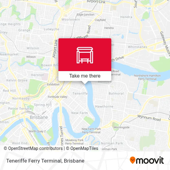 Mapa Teneriffe Ferry Terminal
