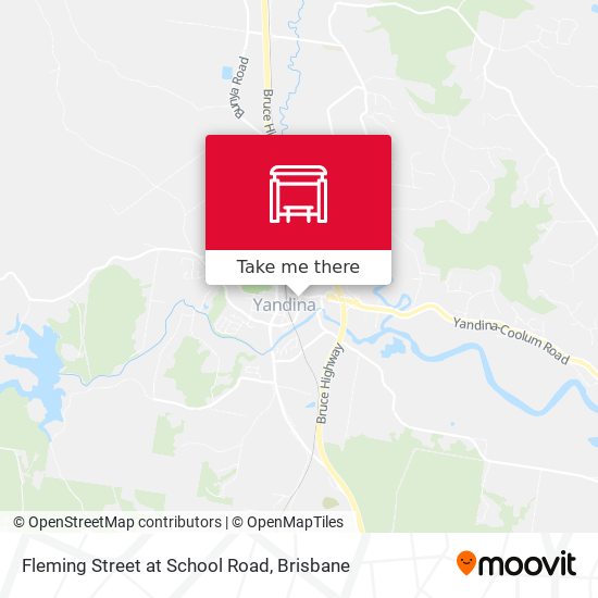 Fleming Street at School Road map