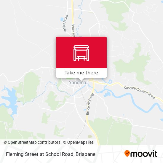 Fleming Street at School Road map