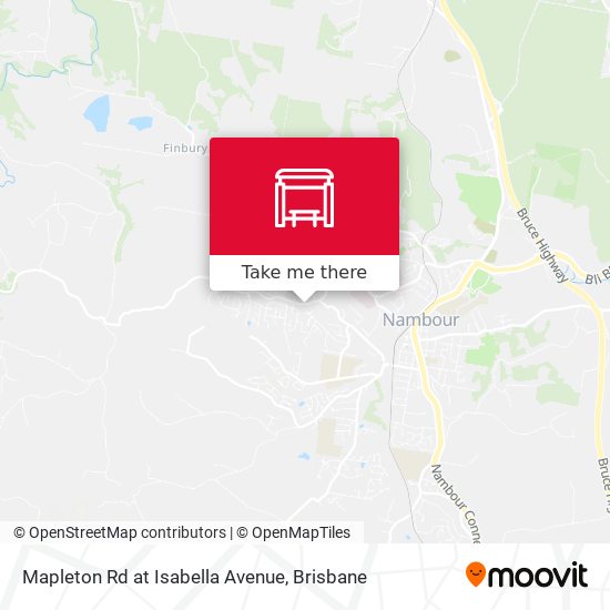 Mapleton Rd at Isabella Avenue map