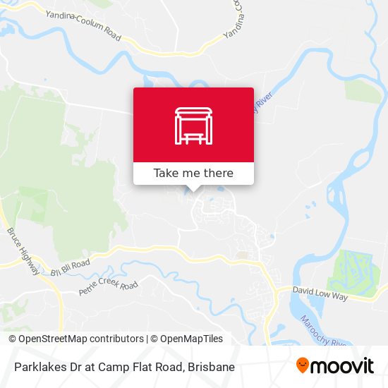 Parklakes Dr at Camp Flat Road map