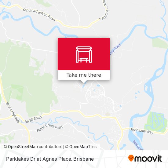 Parklakes Dr at Agnes Place map
