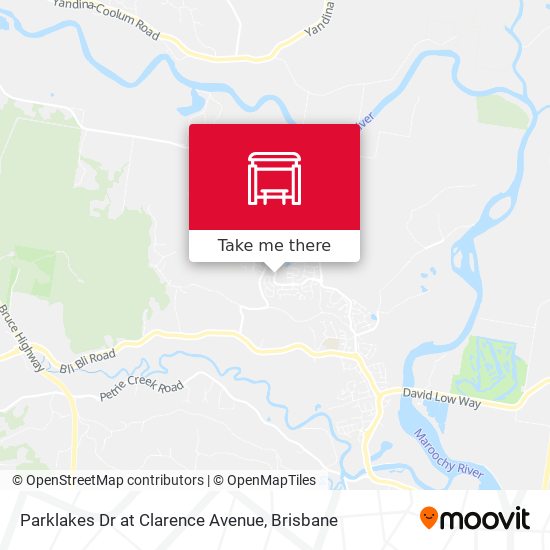 Parklakes Dr at Clarence Avenue map