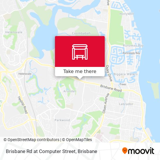 Mapa Brisbane Rd at Computer Street