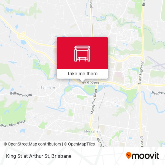 King St at Arthur St map