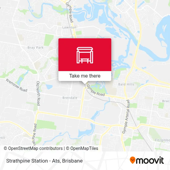 Mapa Strathpine Station - Ats