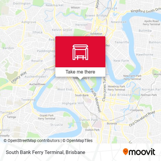 South Bank Ferry Terminal map