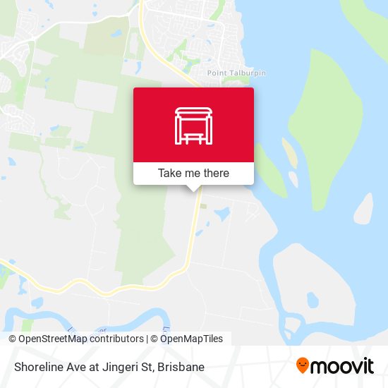 Shoreline Ave at Jingeri St map
