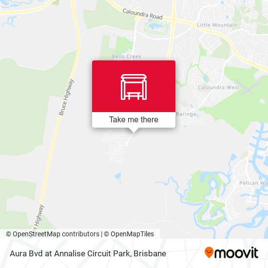 Aura Bvd at Annalise Circuit Park map