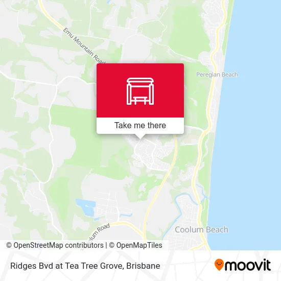Mapa Ridges Bvd at Tea Tree Grove