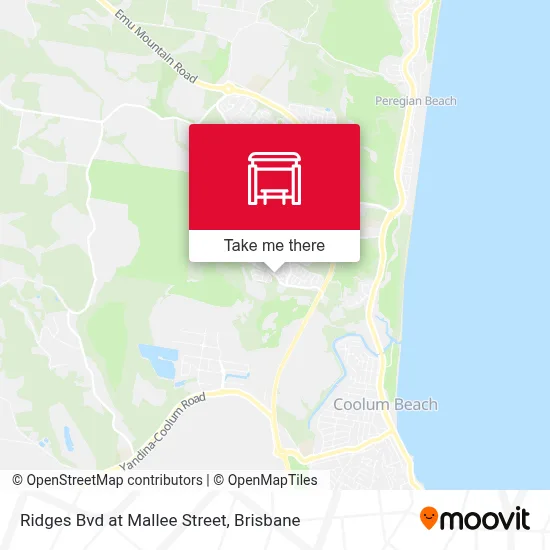 Mapa Ridges Bvd at Mallee Street