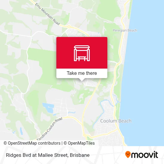 Mapa Ridges Bvd at Mallee Street