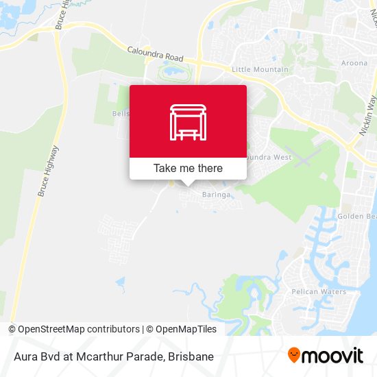 Aura Bvd at Mcarthur Parade map