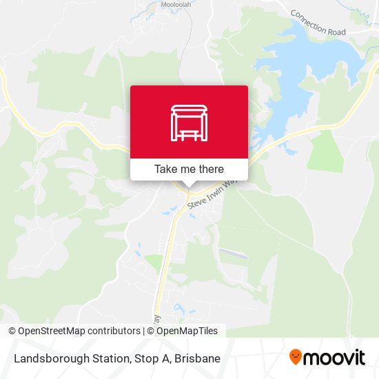 Landsborough Station, Stop A map