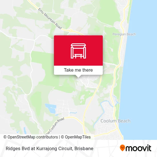 Mapa Ridges Bvd at Kurrajong Circuit