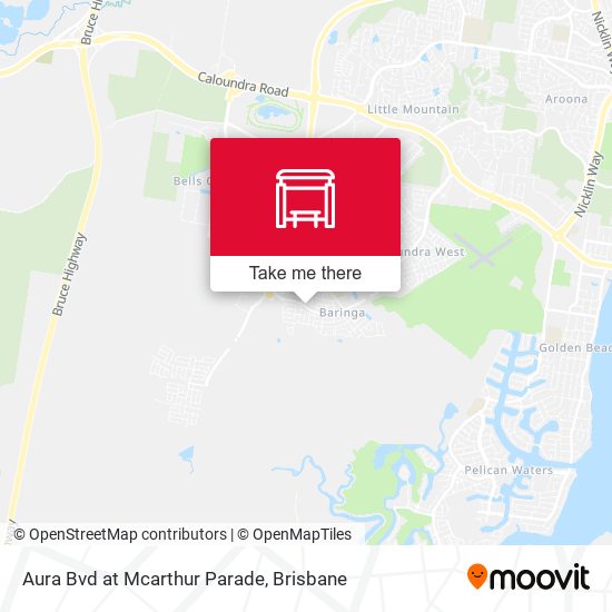 Aura Bvd at Mcarthur Parade map