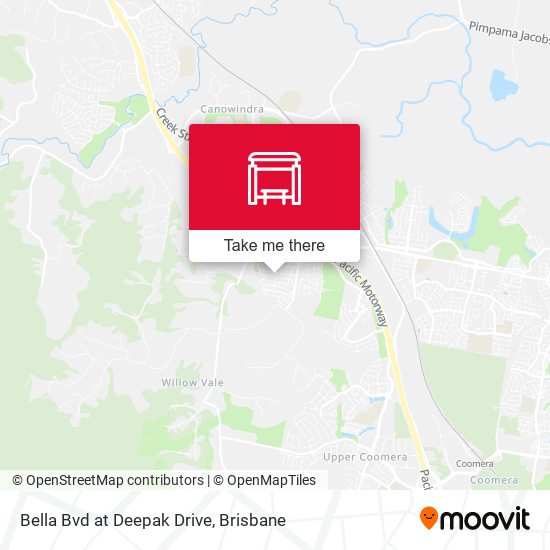 Bella Bvd at Deepak Drive map