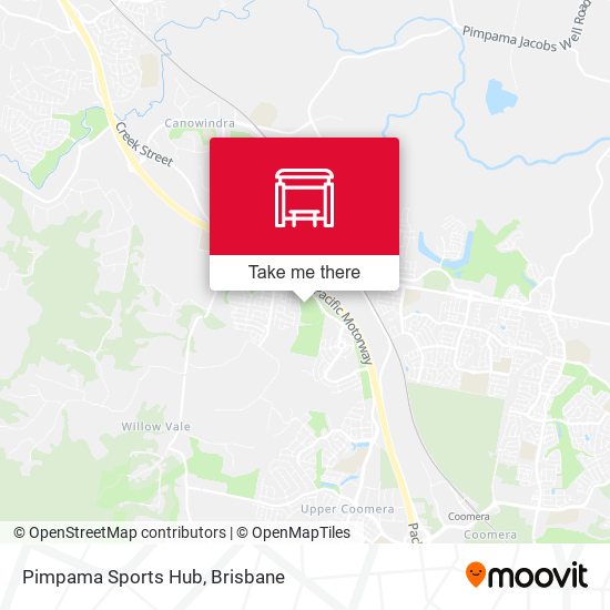 Pimpama Sports Hub map