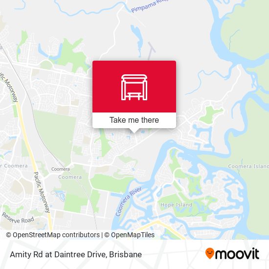 Amity Rd at Daintree Drive map