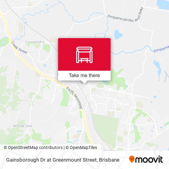 Gainsborough Dr at Greenmount Street map