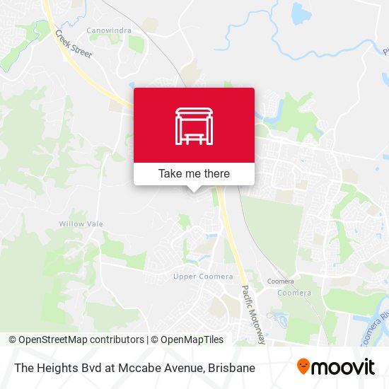 The Heights Bvd at Mccabe Avenue map