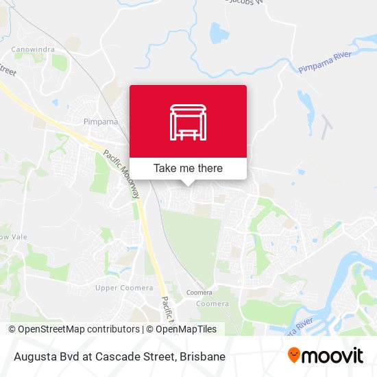 Augusta Bvd at Cascade Street map