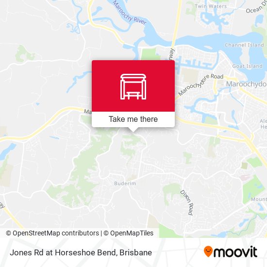 Jones Rd at Horseshoe Bend map