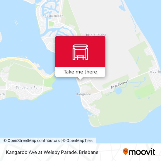 Kangaroo Ave at Welsby Parade map