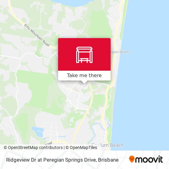 Ridgeview Dr at Peregian Springs Drive map