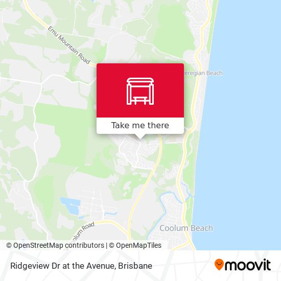 Ridgeview Dr at the Avenue map