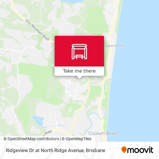 Ridgeview Dr at North Ridge Avenue map