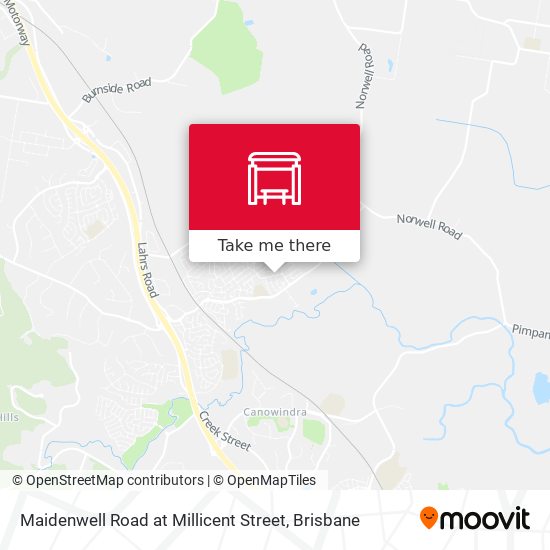 Maidenwell Road at Millicent Street map