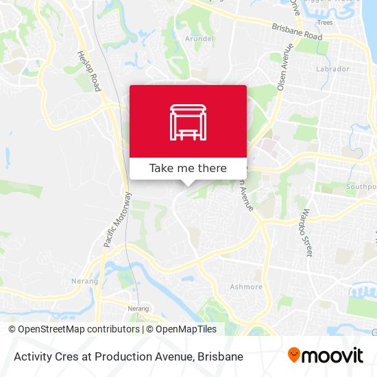 Activity Cres at Production Avenue map