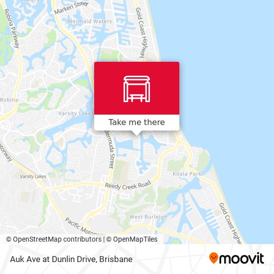 Auk Ave at Dunlin Drive map