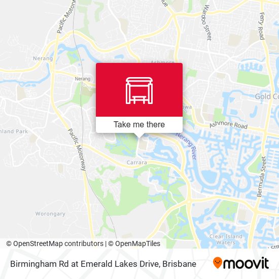 Birmingham Rd at Emerald Lakes Drive map