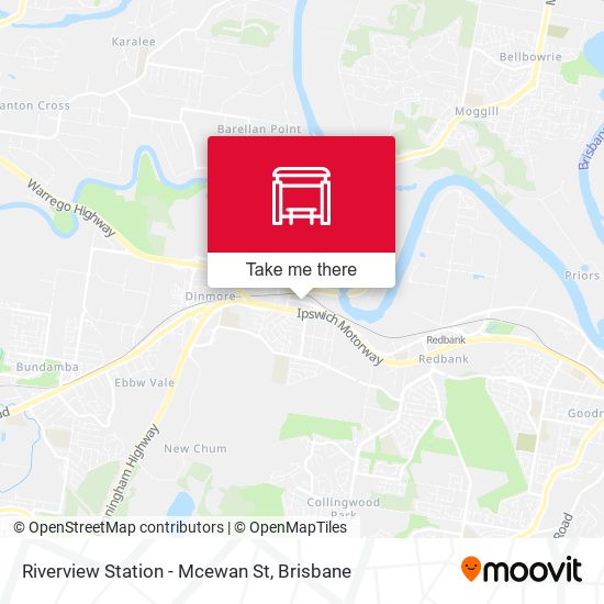 Riverview Station - Mcewan St map
