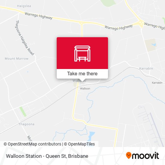 Walloon Station - Queen St map