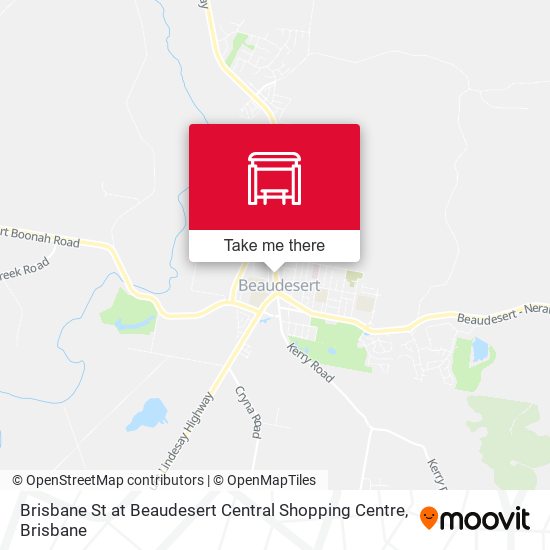 Brisbane St at Beaudesert Central Shopping Centre map
