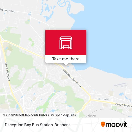 Deception Bay Bus Station map