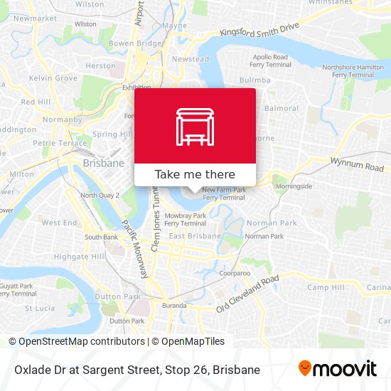 Oxlade Dr at Sargent Street, Stop 26 map