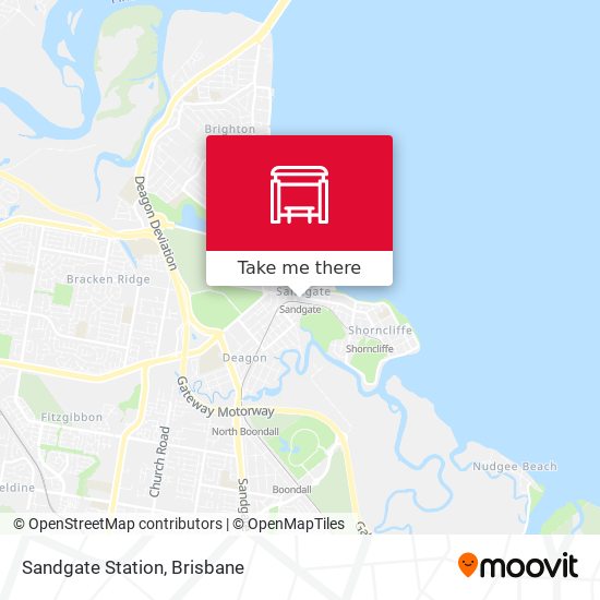 Sandgate Station map