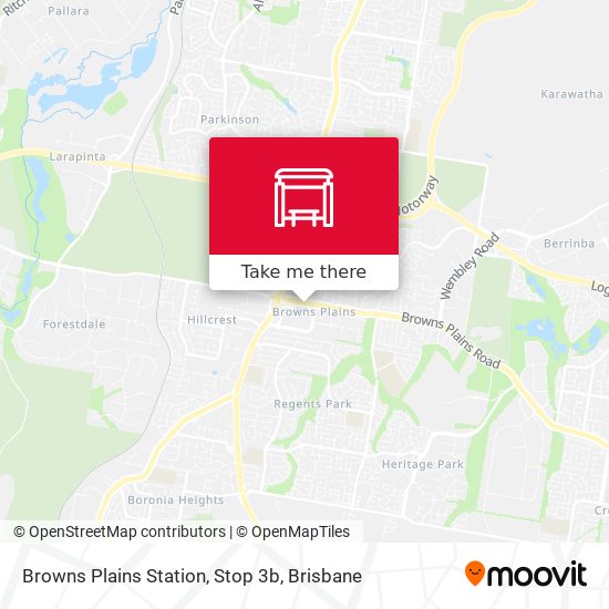 Browns Plains Station, Stop 3b map