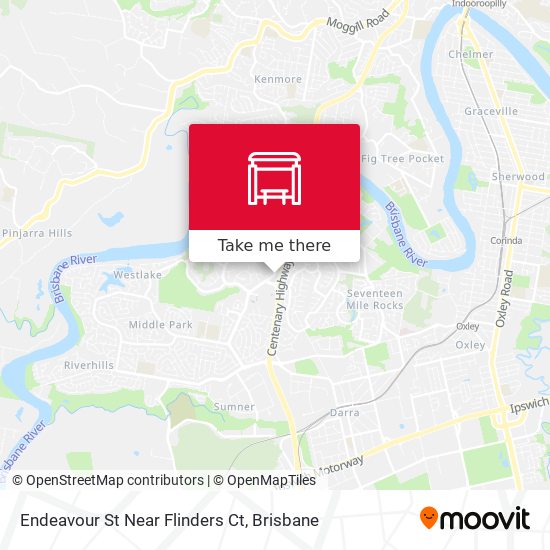 Endeavour St Near Flinders Ct map
