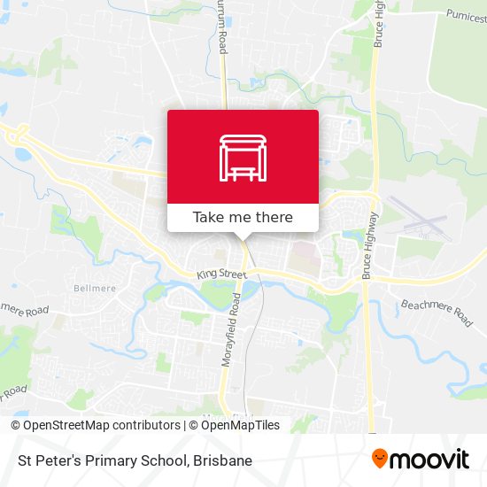 St Peter's Primary School map