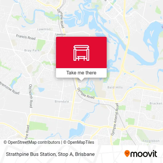 Mapa Strathpine Bus Station, Stop A