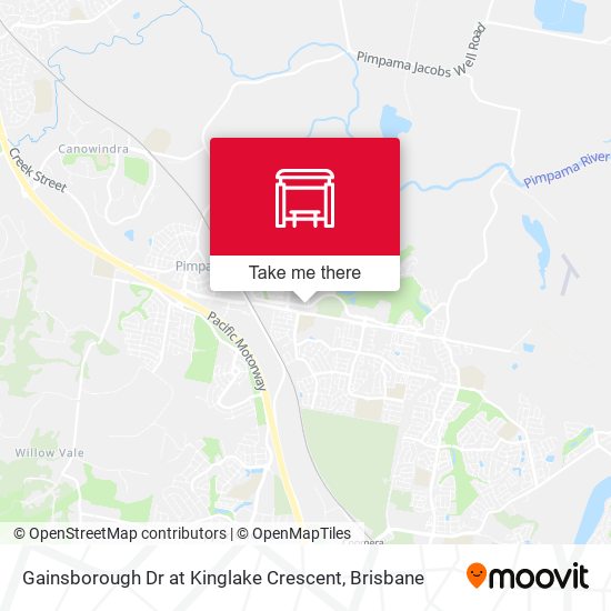 Gainsborough Dr at Kinglake Crescent map