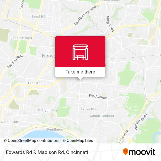 Edwards Rd & Madison Rd map