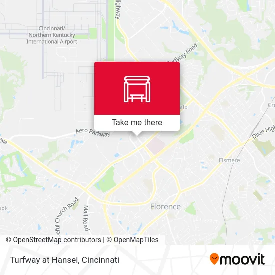 Turfway at Hansel map